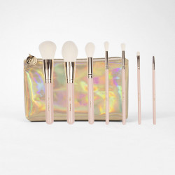 BH Cosmetics Travel Series 7pc Face & Eye Brush Set w/ Bag